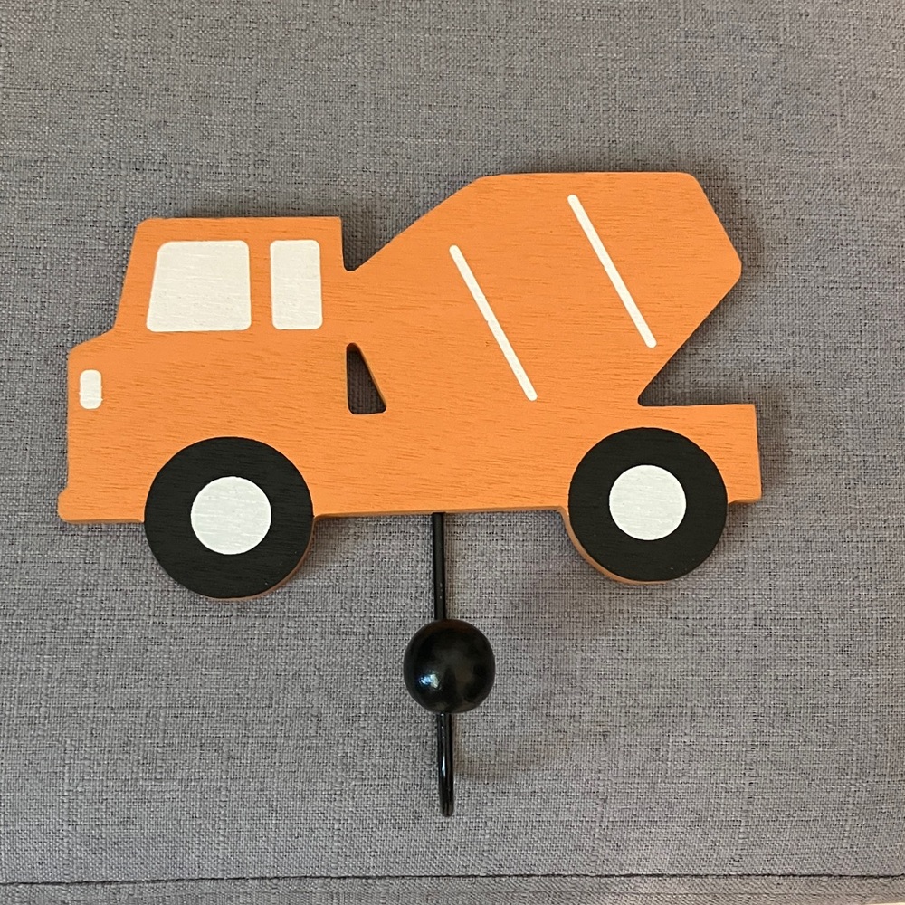 Hobby Lobby Orange Dump Truck Wall Hook